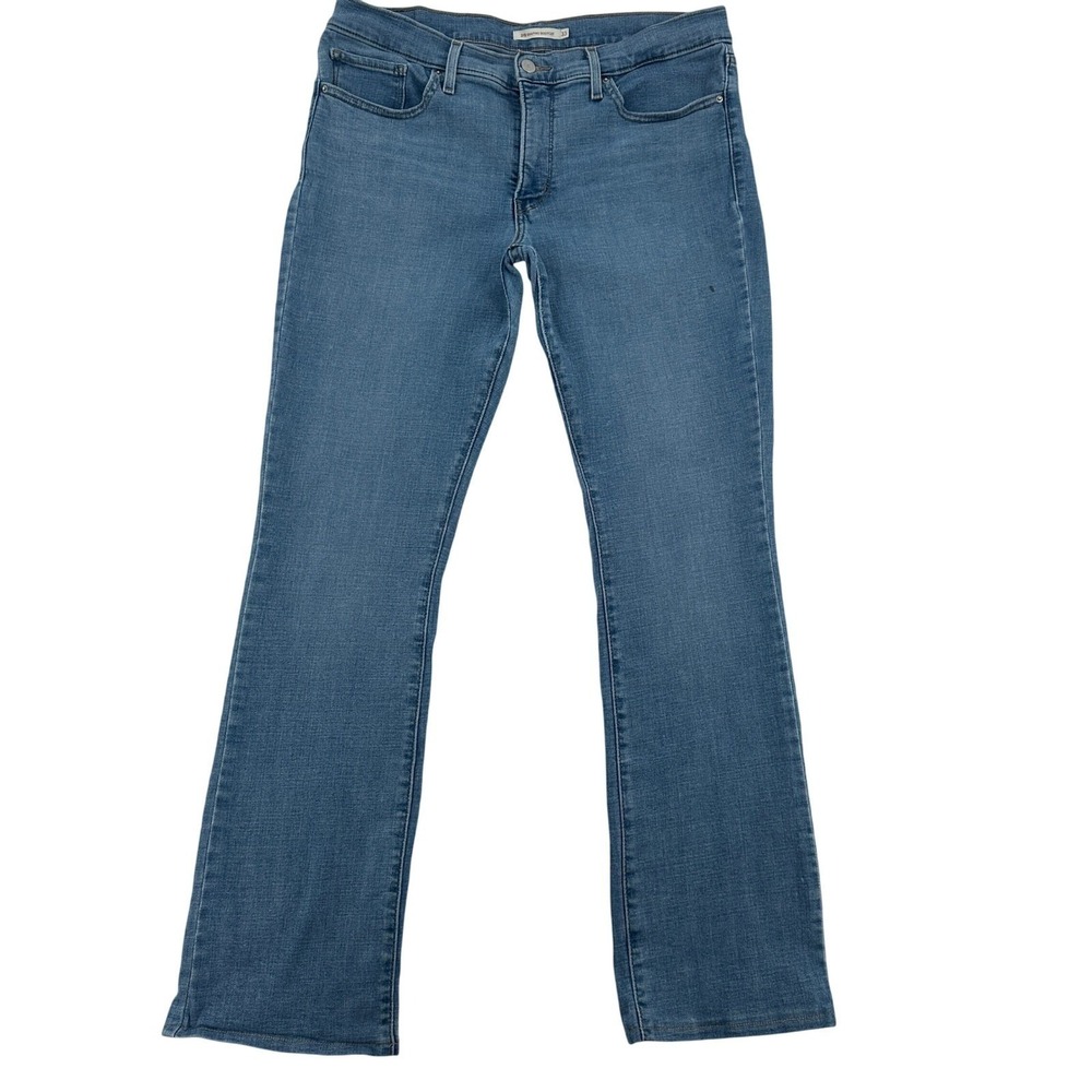 Levi's Strauss 315 Shaping Bootcut Jeans Blue Casual Comfy Wear Women Sz 33x32